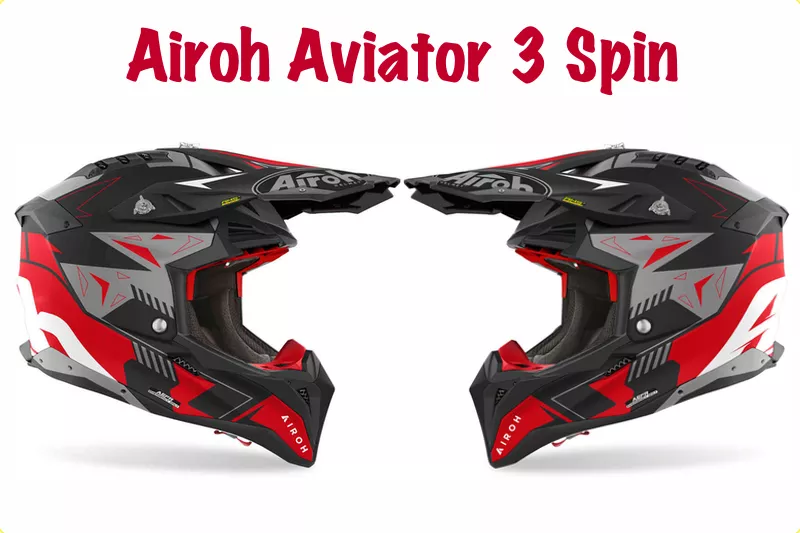 Casco Enduro Airoh Aviator 3 Spin